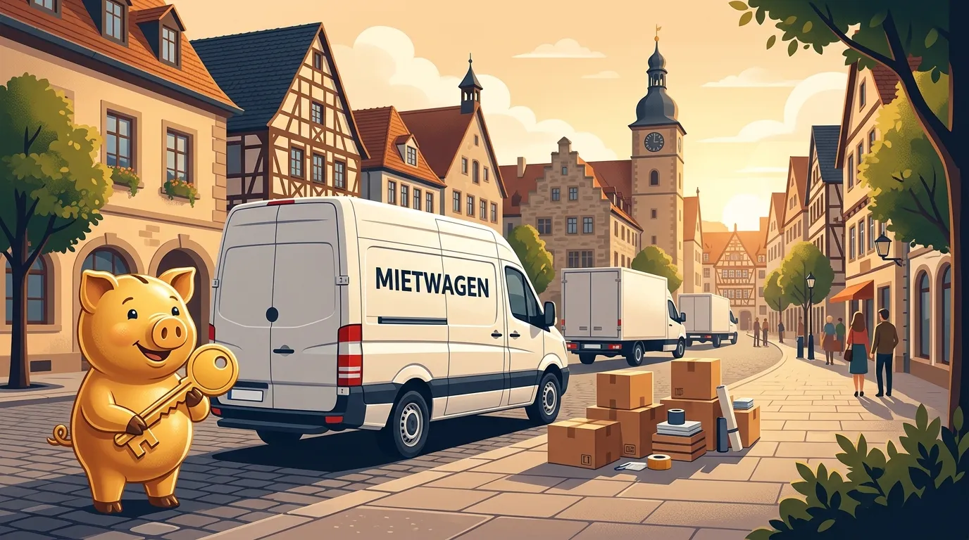 Umzugswagen mieten 2026 — Größe, Führerschein, Kosten & Versicherung